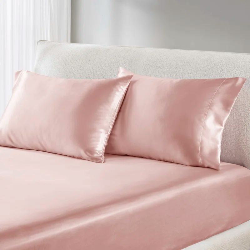 Madison Park Essentials Satin Luxury 2PC Pillowcases (Set of 2)