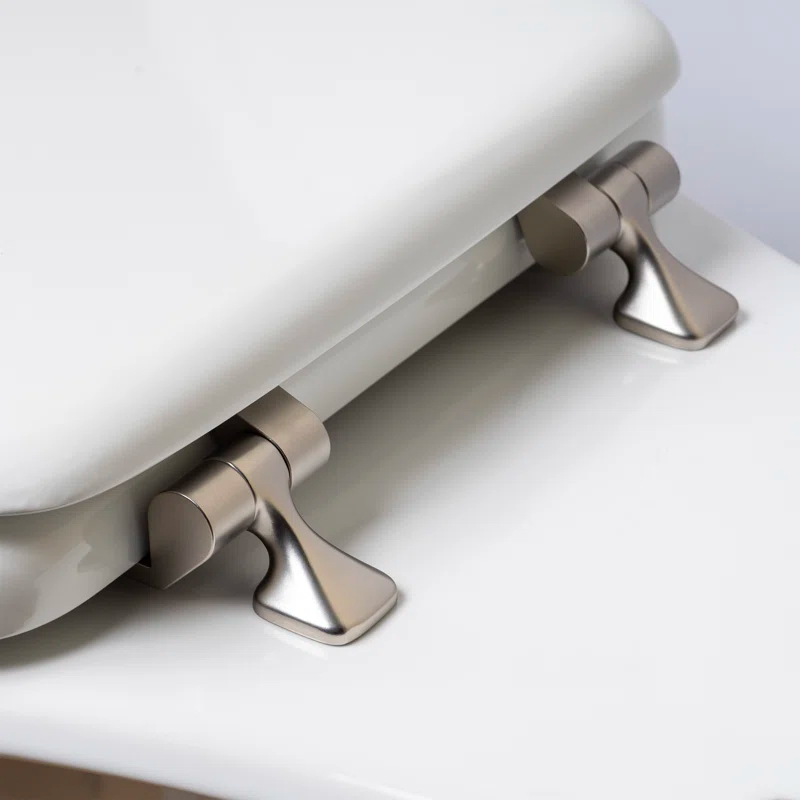 Mayfair by Bemis 7M844BN 000 Mayfair 44CP Featuring STAY-TITE Seat Fastening System & Hinges, ROUND, White