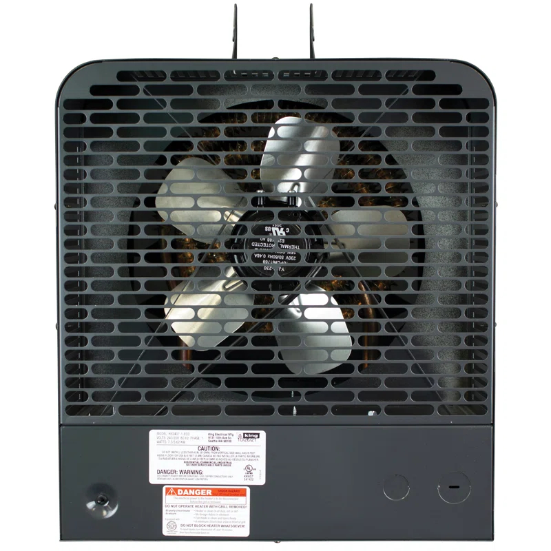 King Electric Electric Ceiling Mounted Space Heater with Adjustable Thermostat , Remote Included and with Digital Display