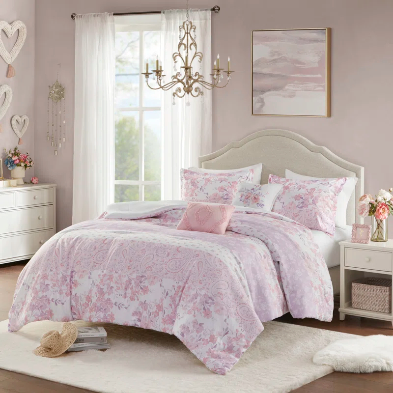 Intelligent Design Floral Paisley Comforter Set