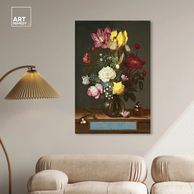 Art Remedy Ambrosius Bosschaert The Elder Bouquet Wall Art by Art Remedy
