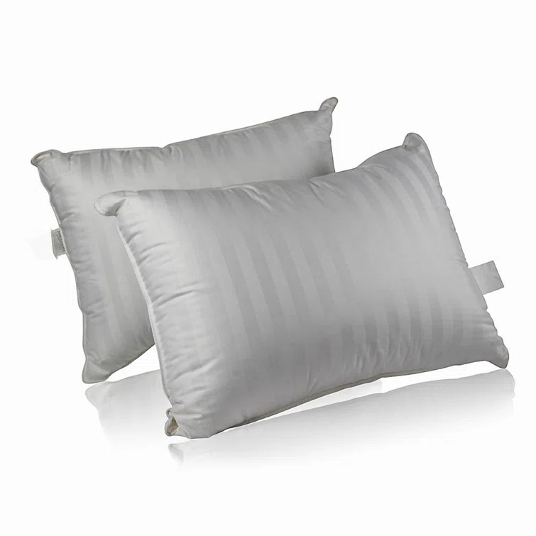 ContinentalBedding Continental Bedding Luxury 700 Fill Power Down Bed Pillows 2 Pack (Set of 2)
