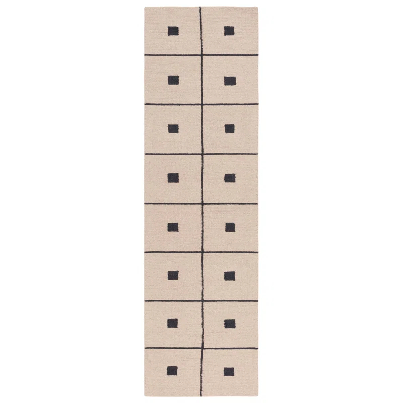 Martha Stewart Martha Stewart 300 Hand Tufted 85% Wool And 15% Cotton With Latex Geometric Rug