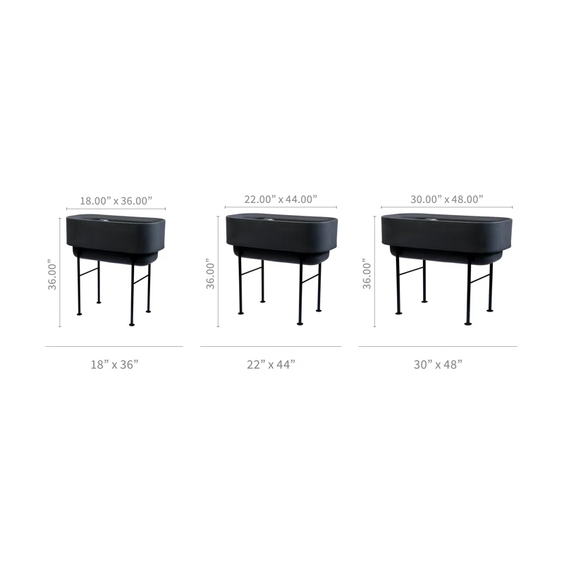 Crescent Garden Nest Elevated Planter
