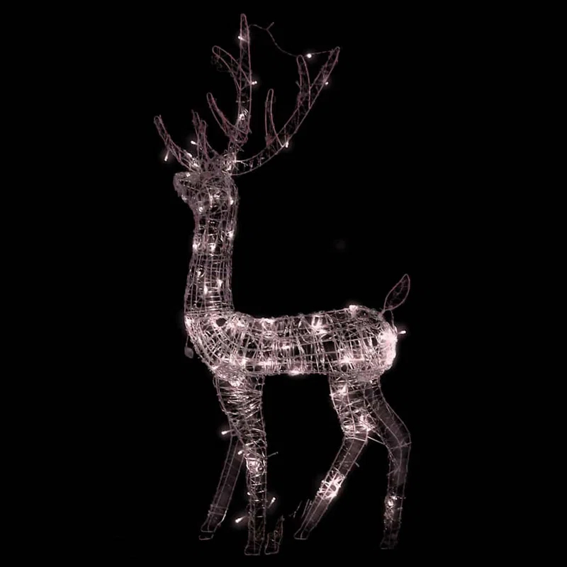 The Holiday Aisle® Reindeer Christmas Decoration LEDs Pre-Lit Christmas Lighting Acrylic