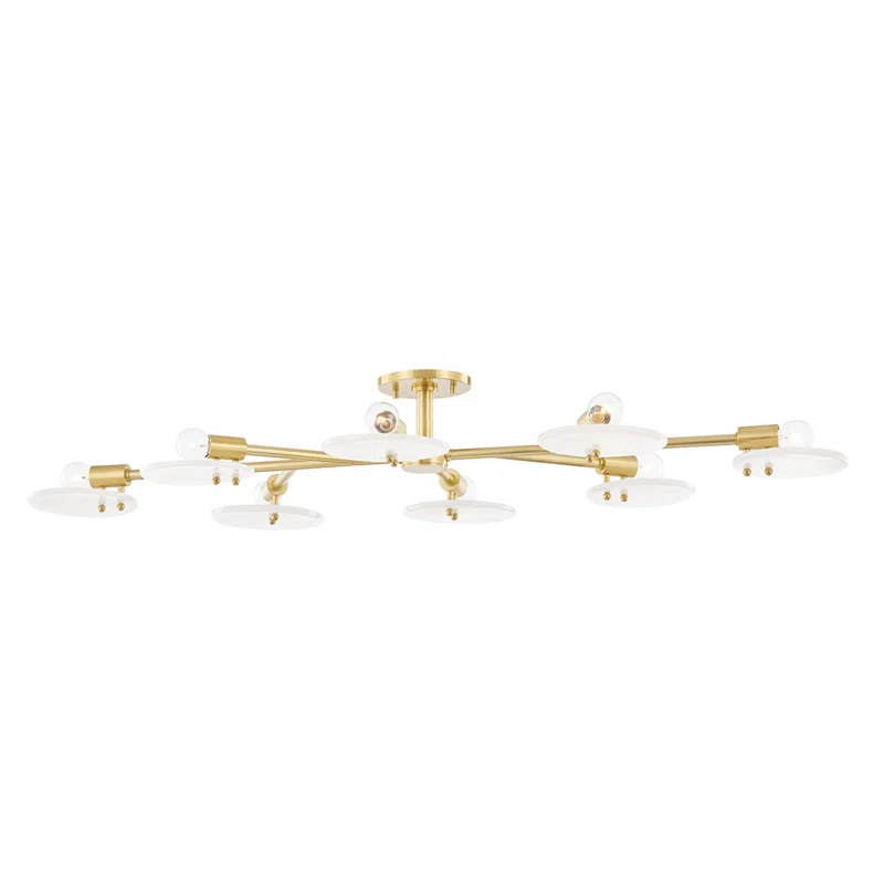 Hudson Valley Lighting Giselle 8 Light Semi Flush