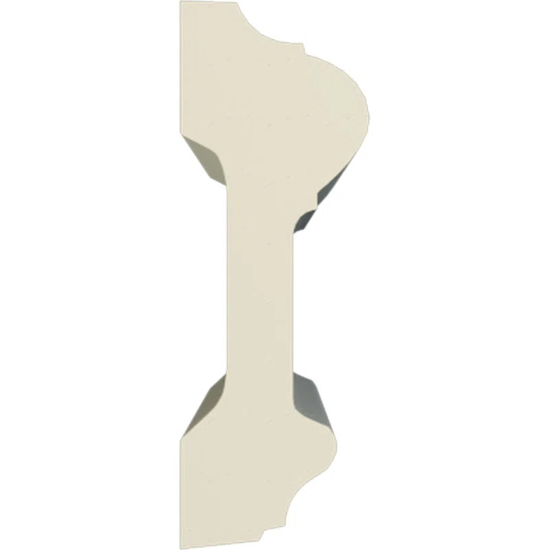 3 5/8"H x 1 1/4"P x 94 1/2"L Bedford Chair Rail (Set of 2)