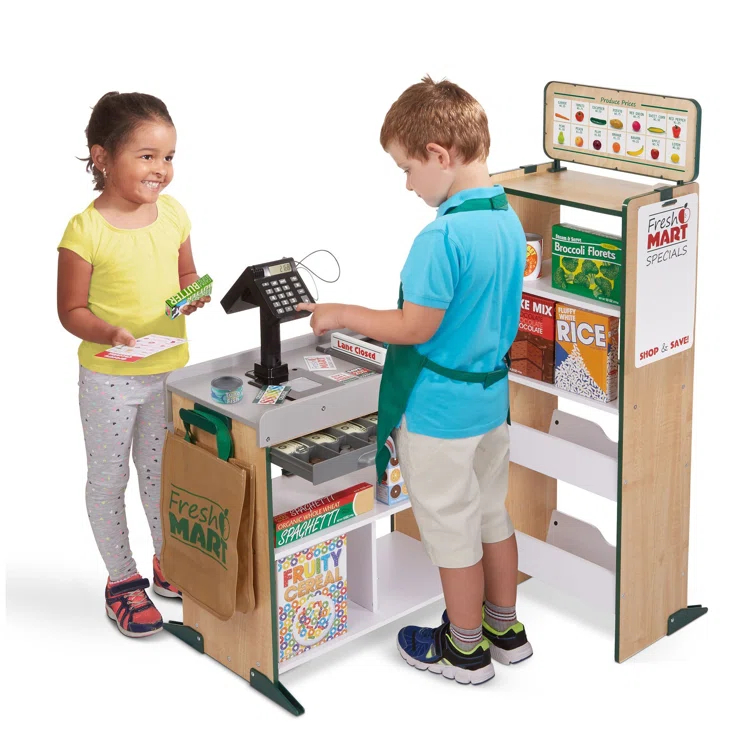 Melissa & Doug Grocery Companion Play Food Set