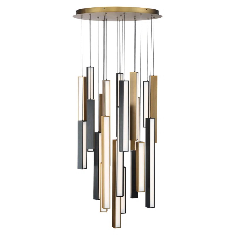 Chaos Multi LED Light Cluster Round Pendant
