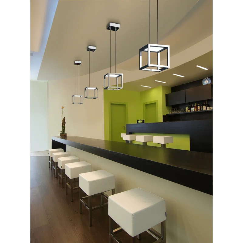 Blackjack Lighting Boxer Pendant - Polished Chrome