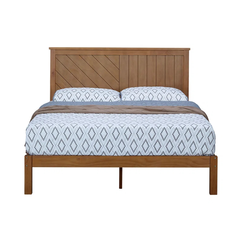 MUSEHOMEINC Wood Bed