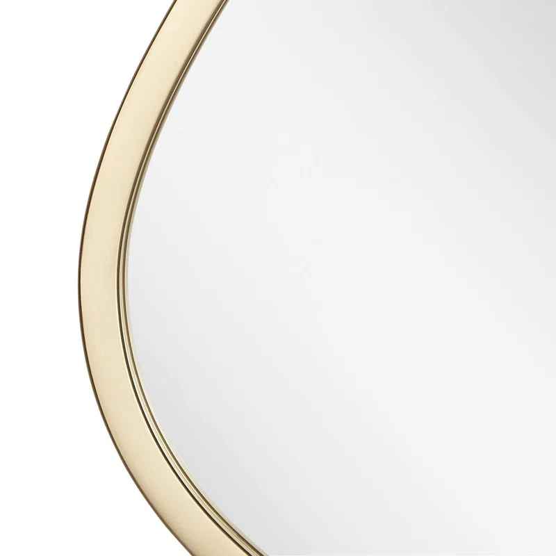 Signature Hardware Platt 30-3/4" x 33-1/4" Asymmetrical Framed Bathroom Mirror