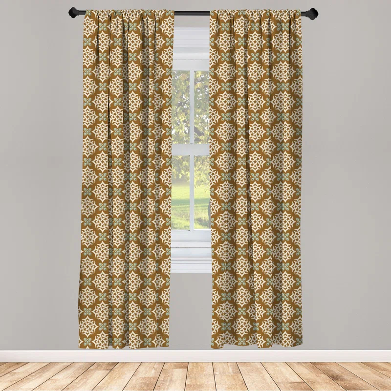 Semi-Sheer Rod Pocket Sliding Panel (Set of 2)