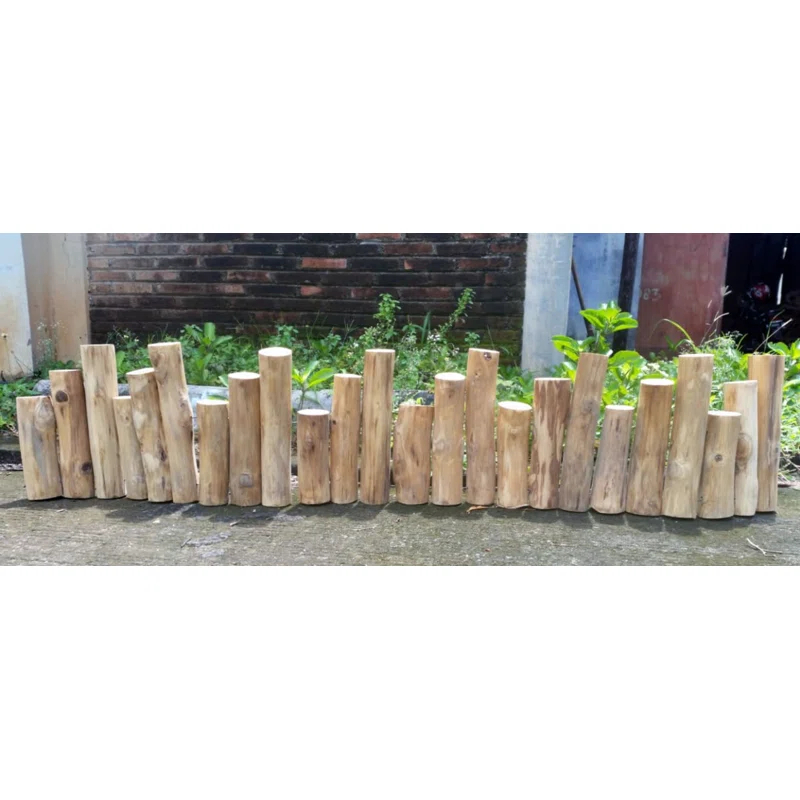 MGP 10'' H x 60'' W Tan Wood Lawn Edging