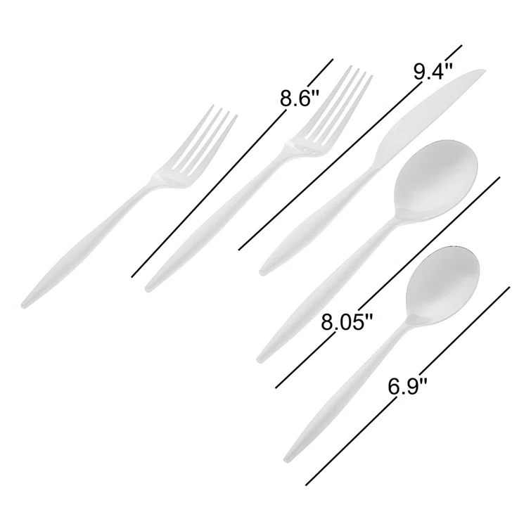 Milano 20 Piece 18/10 Stainless Steel Flatware Set, Service for 4
