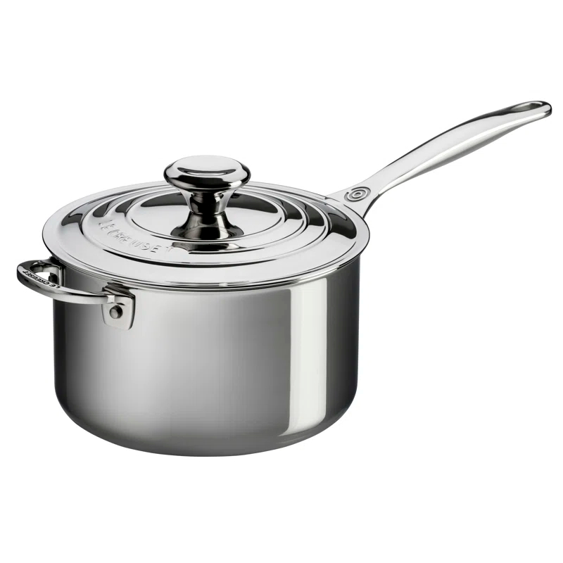 Le Creuset Le Creuset Stainless Steel Saucepan with Lid