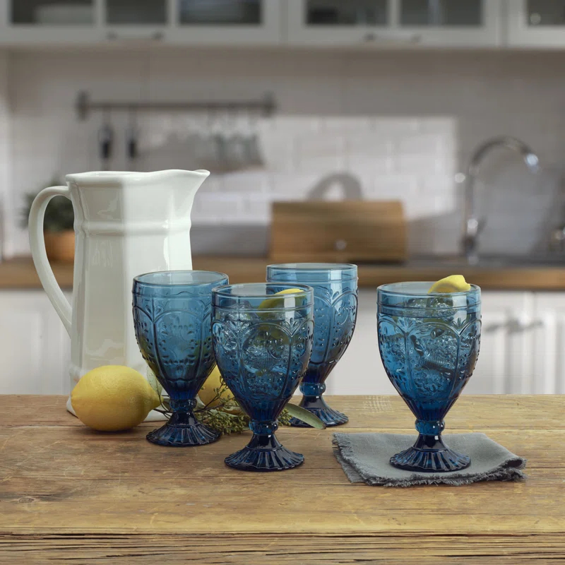 Fitz and Floyd Fitz and Floyd Trestle 12 oz. Water Goblet (Set of 4)