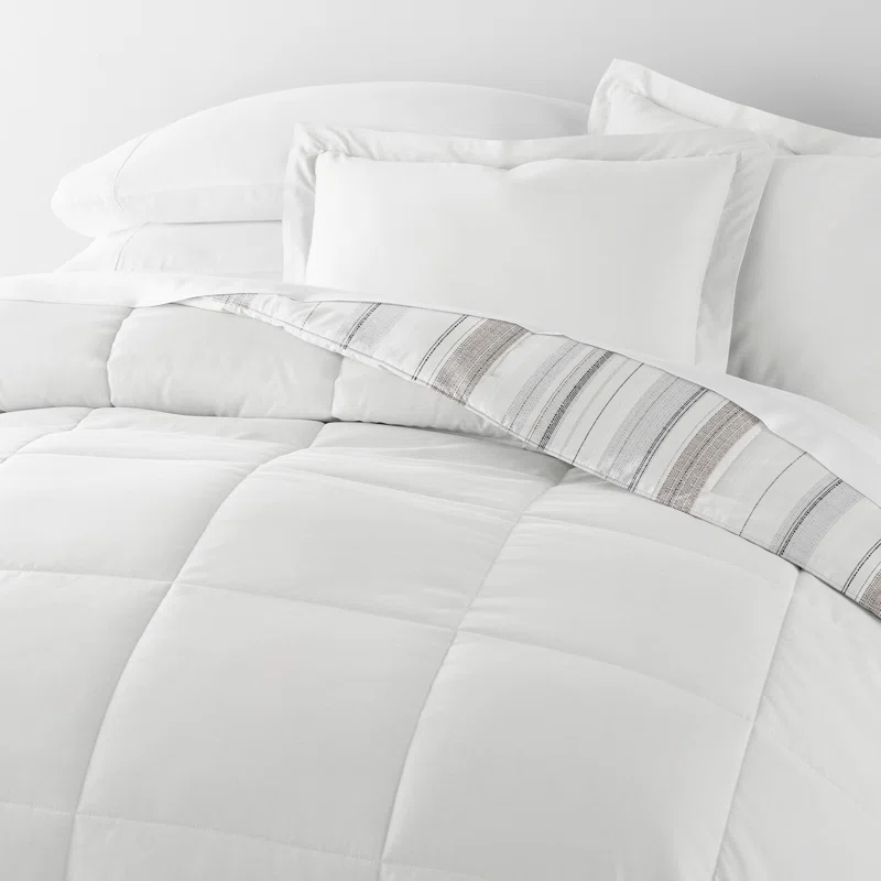 Dune All Season Down-Alternative Comforter Set in Vertical Stripe