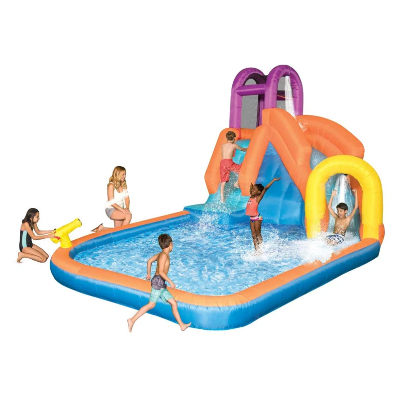 Magic Time International 15.3' x 25' Inflatable Water Slide