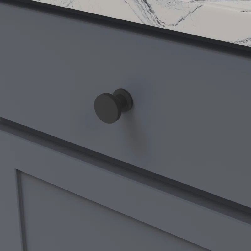 Belwith Keeler Urbane Collection Knob 1-1/4 Inch Diameter Satin Nickel Finish