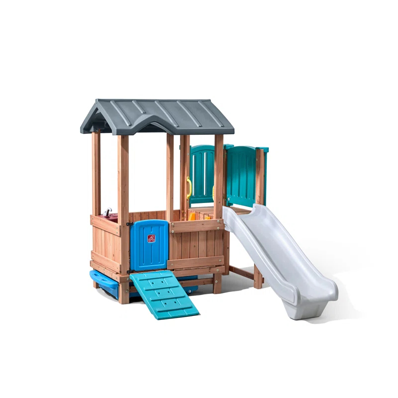 Step2 Step2 Woodland Adventure Kids Outdoor Playhouse for Toddlers