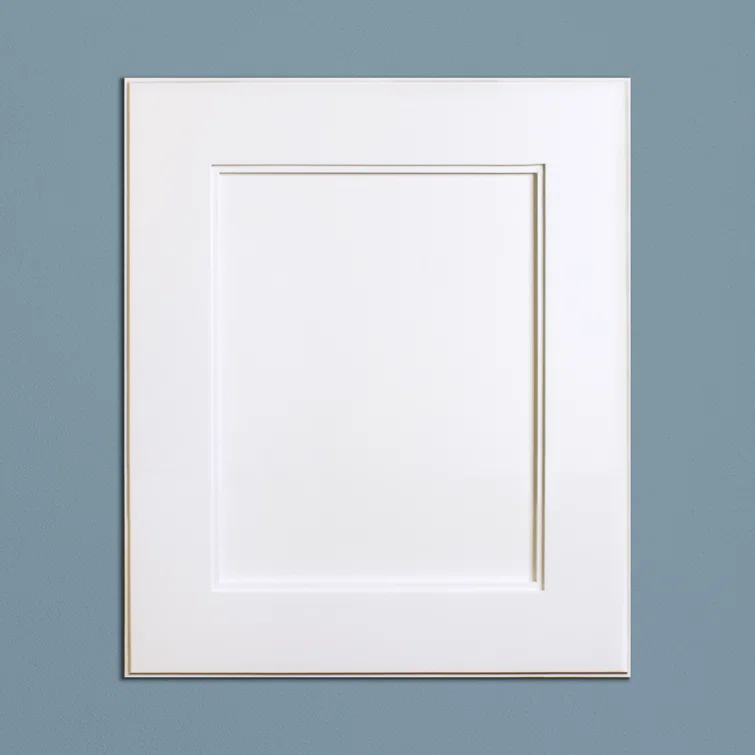 Fox Hollow Furnishings Recessed Framed 1 Door Medicine Cabinet with 2 Adjustable Shelves