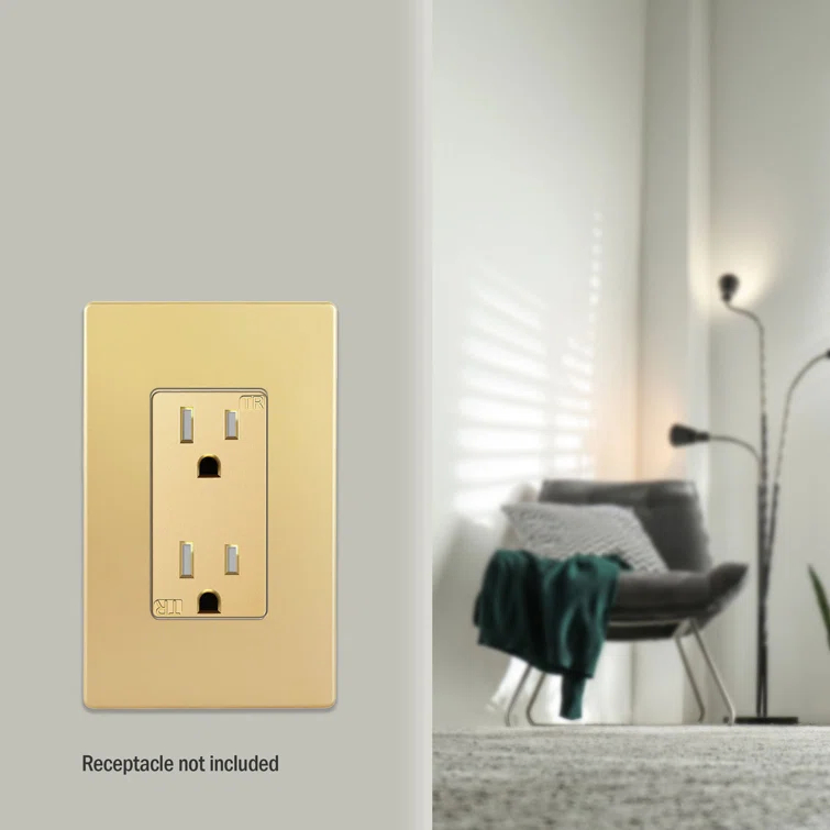 Enerlites No Subject 1 - Gang Rocker Standard Wall Plate