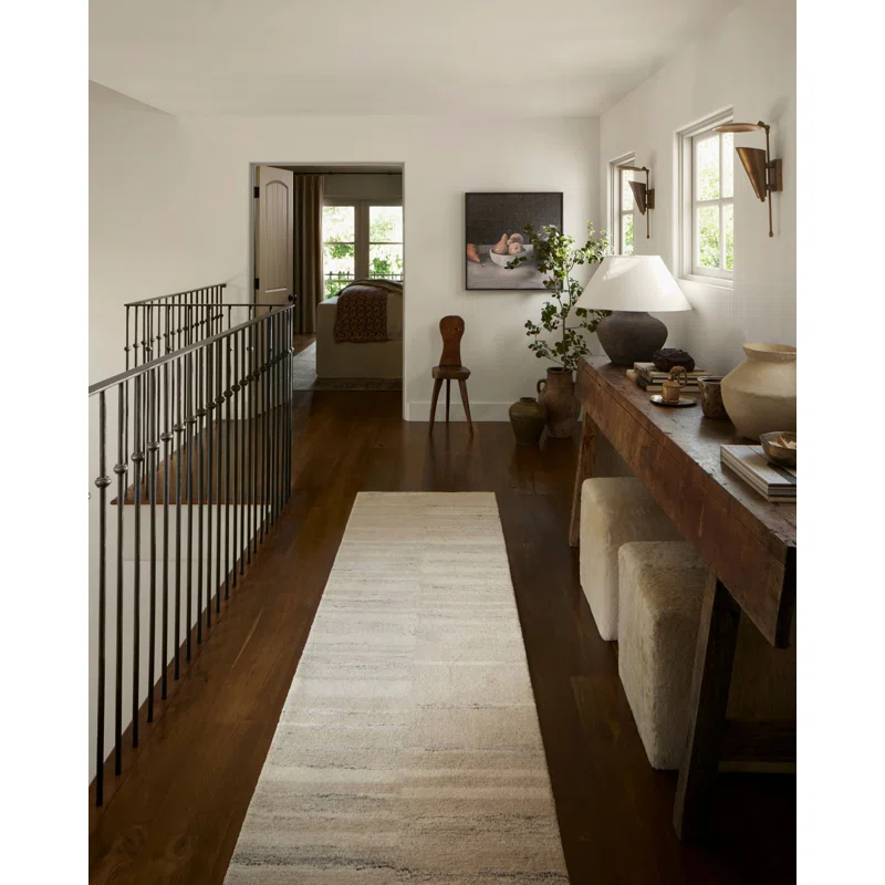 Amber Lewis x Loloi Rocky Ivory/Dove Area Rug