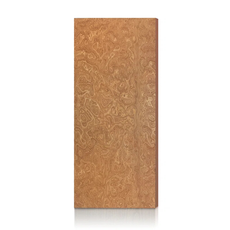 Calhome Walnut Smooth Flush Hollow Core Veneer Composite Interior Door Slab