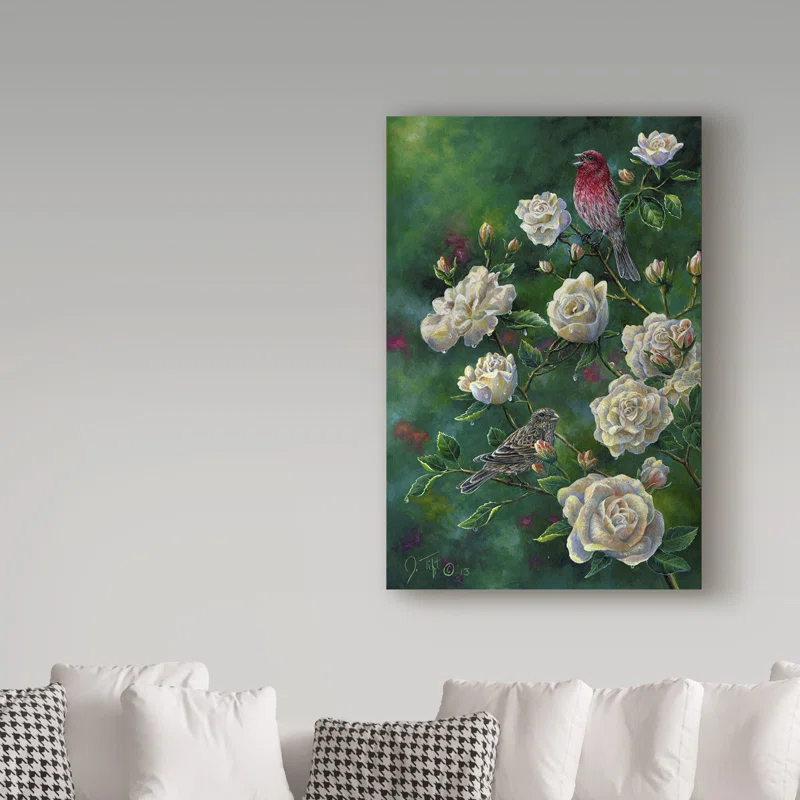 Trademark Fine Art Jeff Tift " Purple Finch " by Jeff Tift