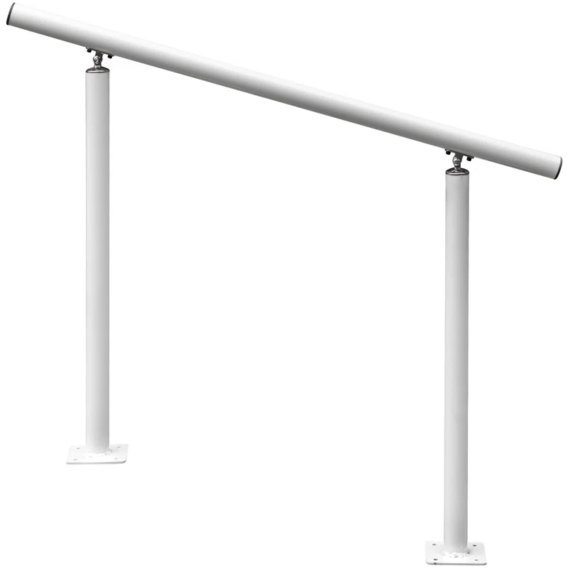 VEVOR VEVOR Outdoor Stair Railing Kit Aluminum Handrail for 3/4 Steps