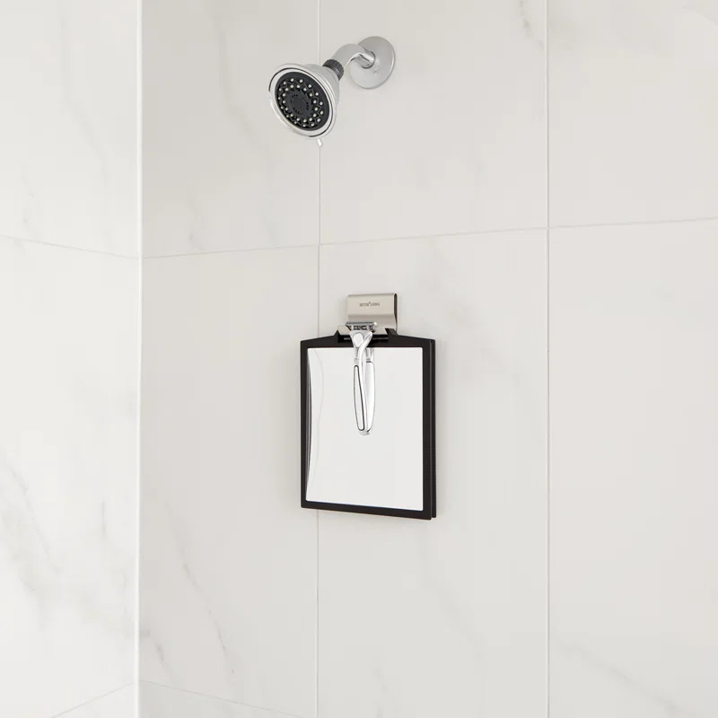 Better Living Products DOPPIO Double Sided Magnifying Shower Mirror