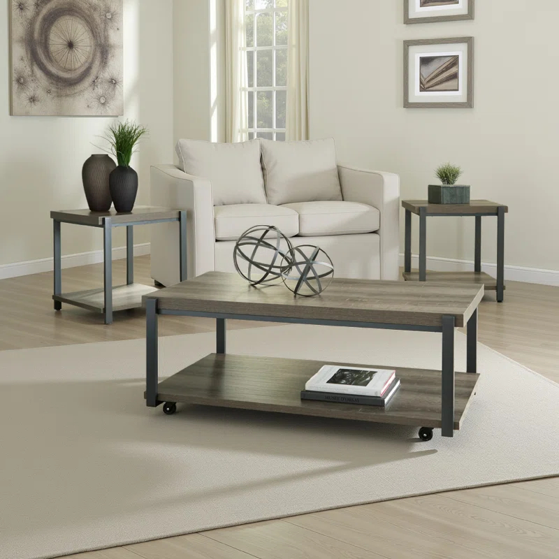 Foundry Select Venditti 3 - Piece Living Room Table Set