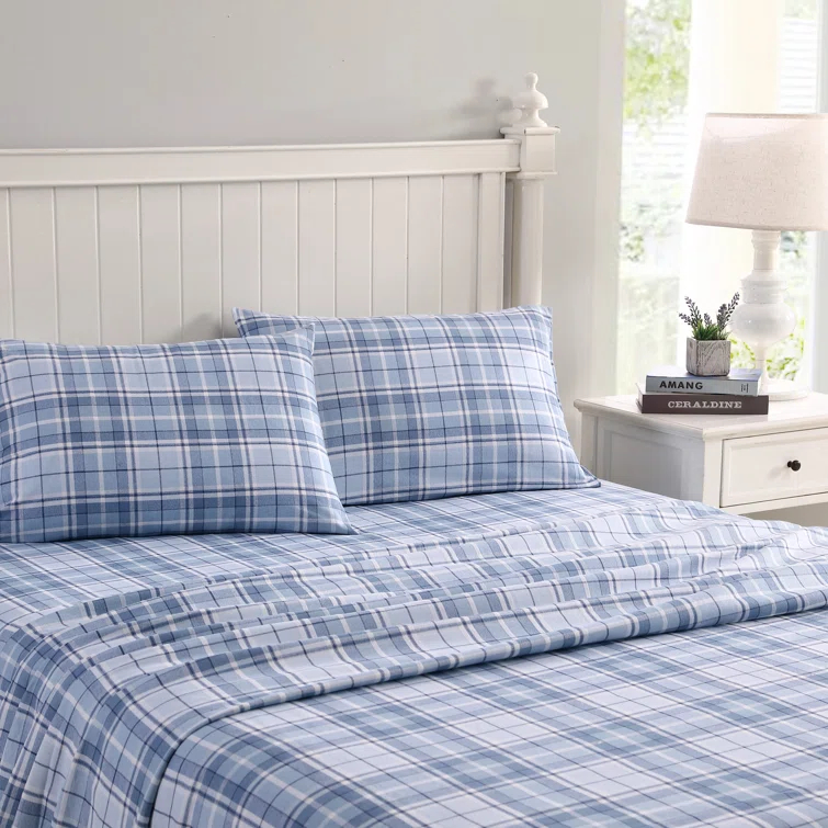 Laura Ashley Laura Ashley Cotton Flannel Cozy Sheet Sets