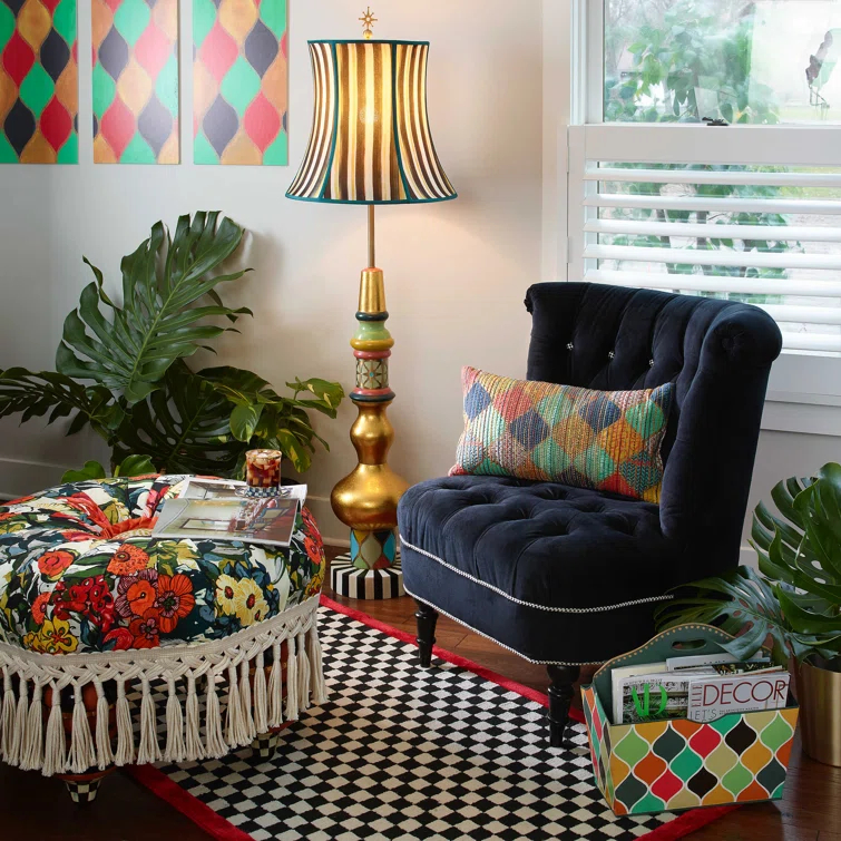 MacKenzie-Childs Ogee Floor Lamp