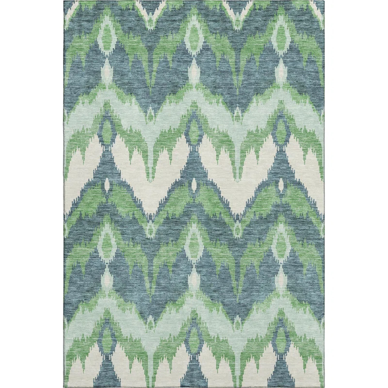 Addison Rugs Premium Machine Washable Mayfield Green Rug