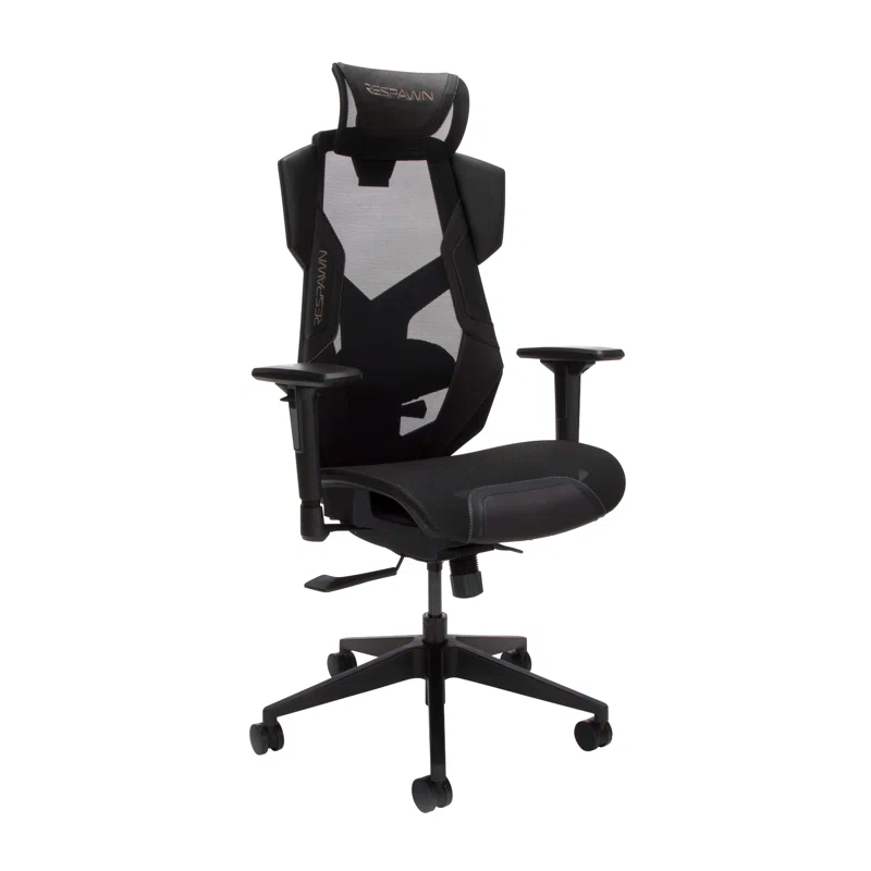 Respawn RESPAWN FLEXX Mesh Gaming Chair With Lumbar Support, Ergonomic Gaming Chair with Recline/Tilt Tension Controls, Adjustable Arms, 300lb Max Weight With Wheels for Computer/Desk/Office
