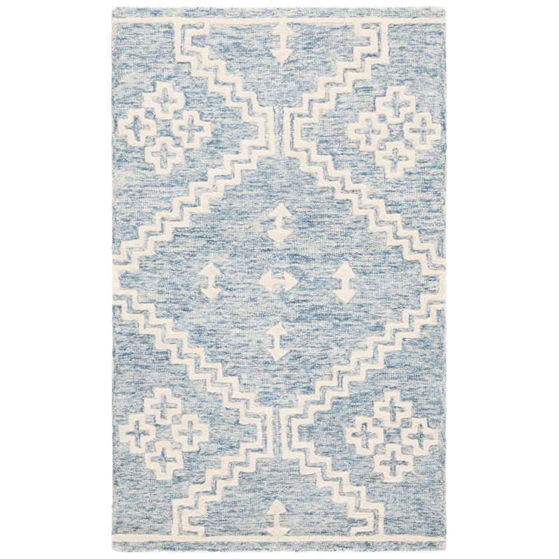 Union Rustic Abbey-Louise Hand Tufted Wool Southwestern Rug