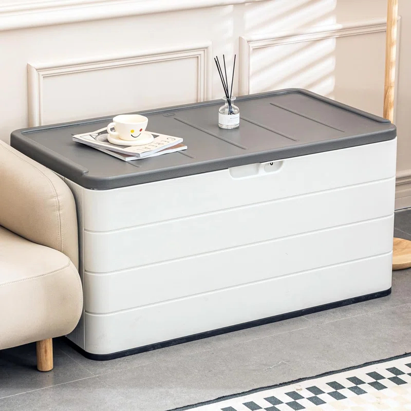 Emperic Design Emperic Design 120 Gallon Water Resistant Resin Lockable Deck Box