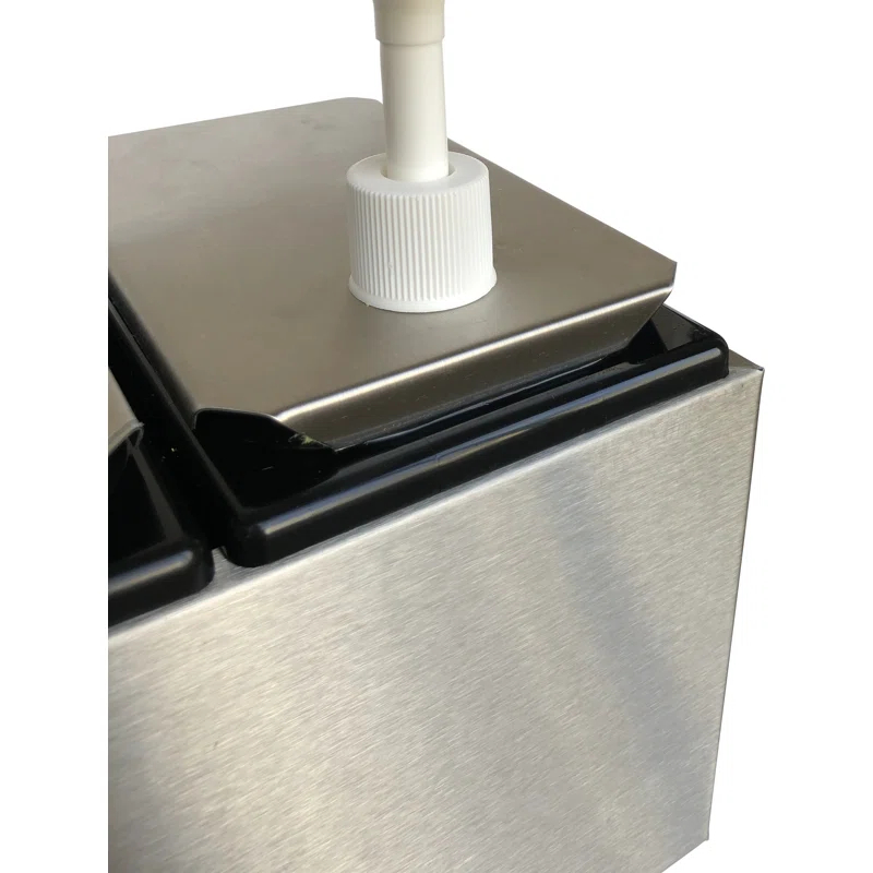 Carlisle Food Service Products Carlisle Food Service Products Stainless Steel Condiment Dispenser & Holder Buffet Accessory