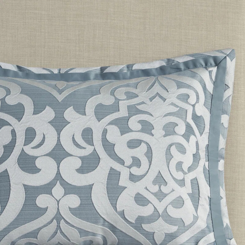 Madison Park Odette Jacquard 8 Piece Comforter Set