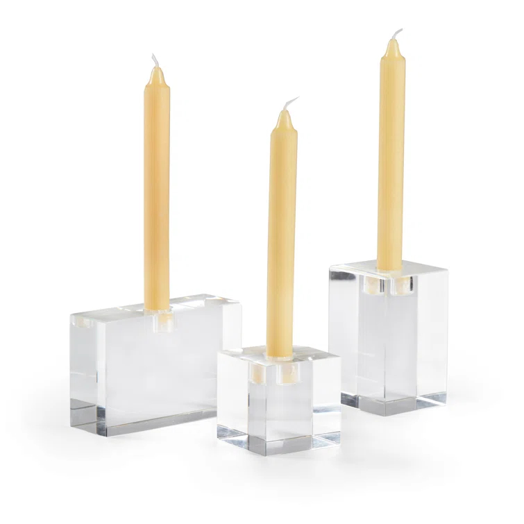Chelsea House Crystal Tabletop Candlestick