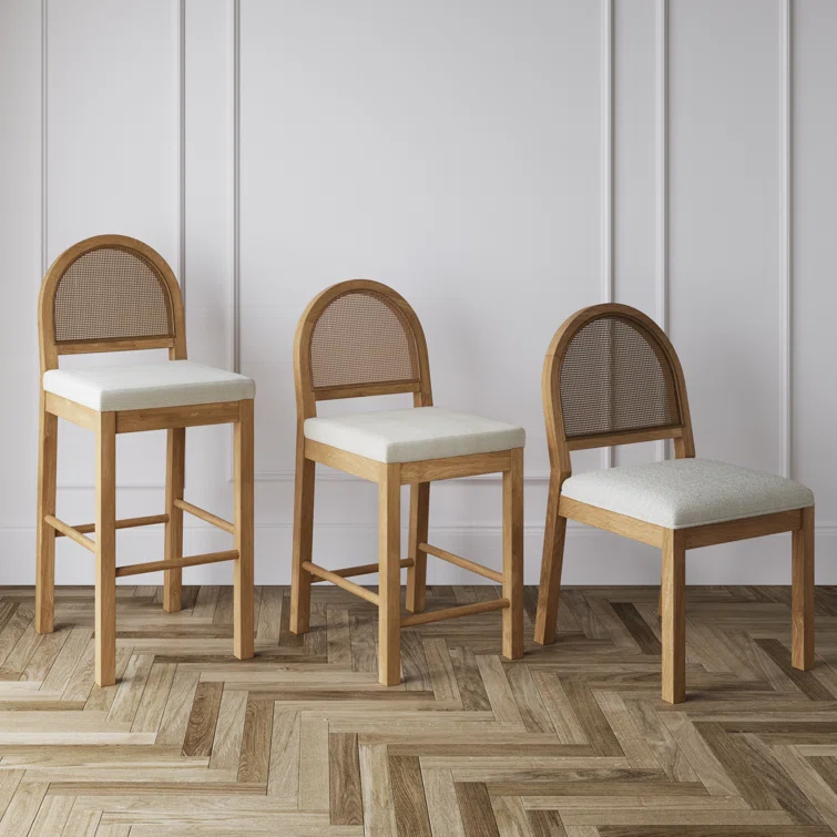 Nathan James Boucle Counter Stool