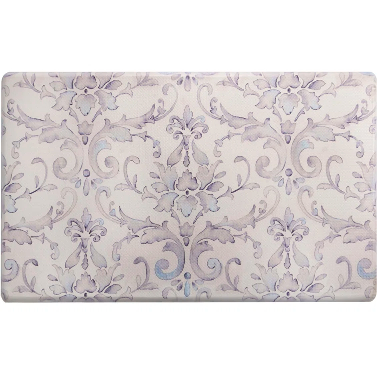SoHome Cozy Living Watercolor Damask Anti-Fatigue Mat