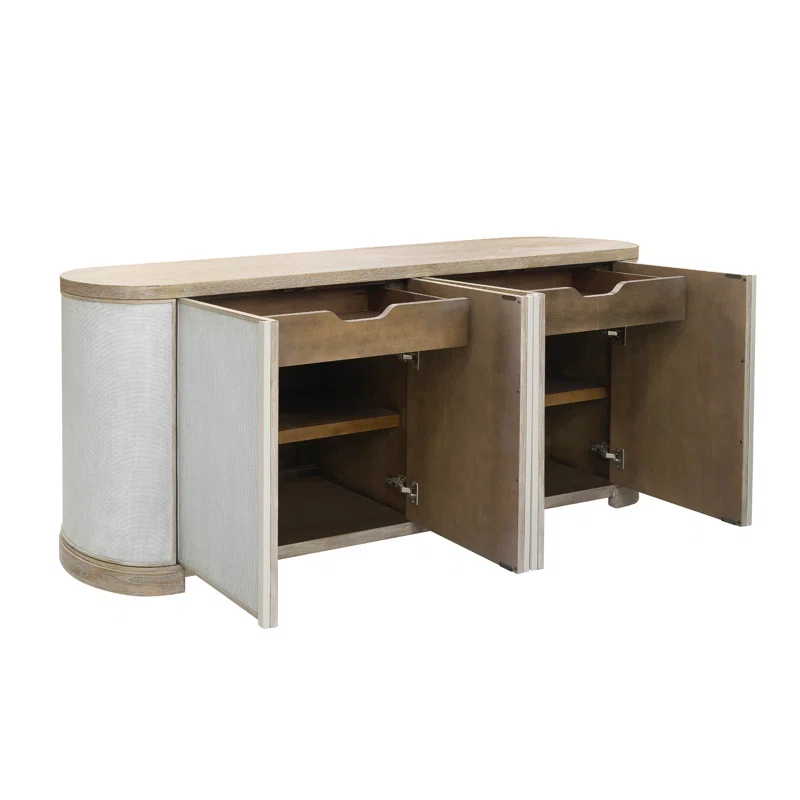Pulaski Furniture Modern 4 Door Credenza