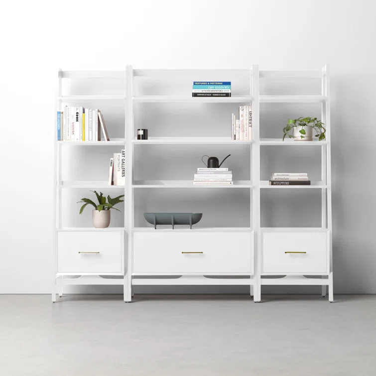 Stiles Wide Ladder Bookcase