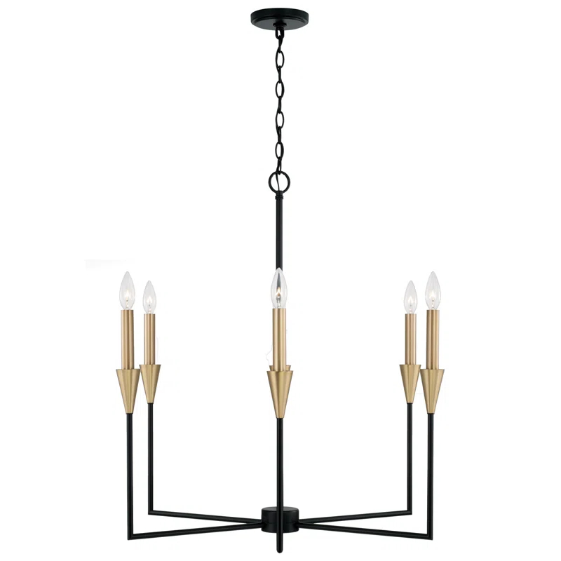 Capital Lighting Avant 6 - Light Dimmable Classic / Traditional Chandelier