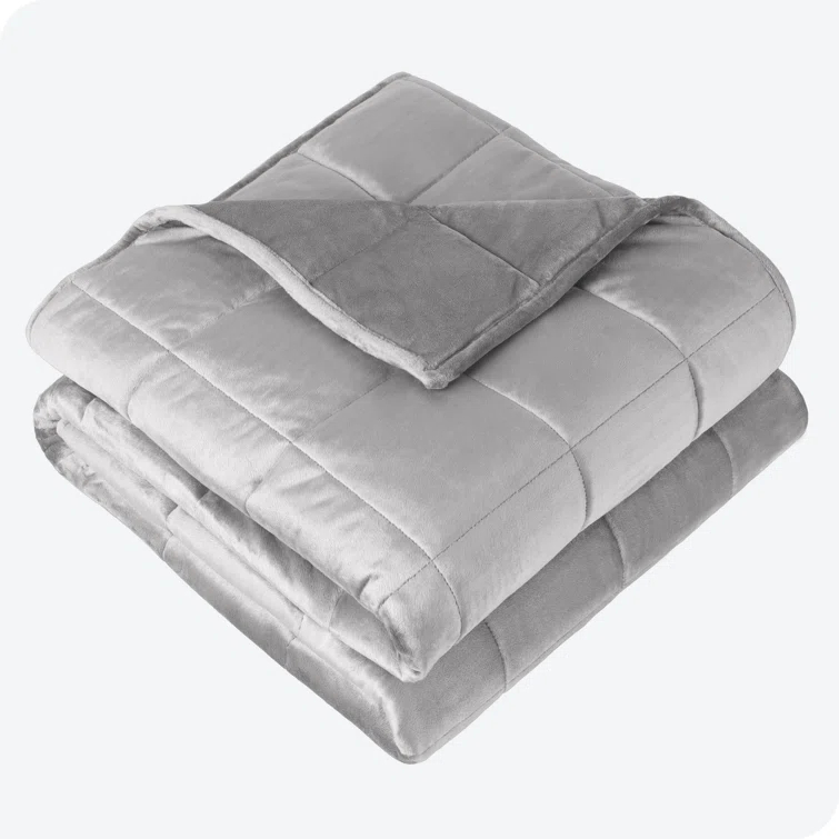 Bare Home Minky Fleece Weighted Blanket & Reviews | Wayfair