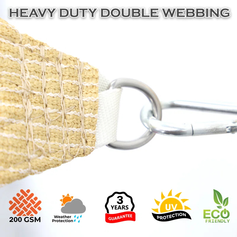 Royal Shade Royal Shade Triangle 200 GSM Sun Shade Sail