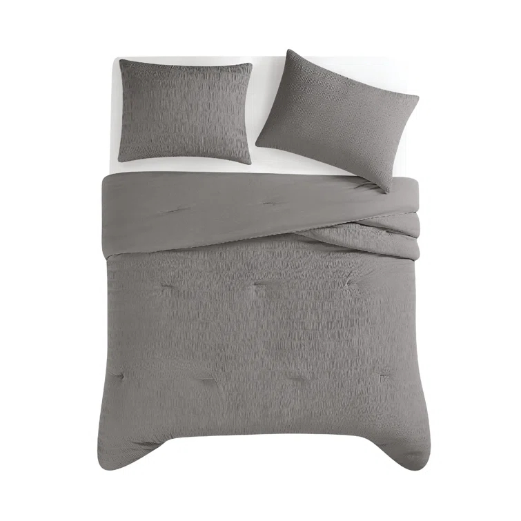Truly Soft Truly Soft Crinkle Garment Wash Comforter Set